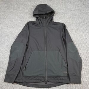 Mountain Standard Hoodie Mens XL Black Fleece Full Zip Jacket Hiking Outdoor